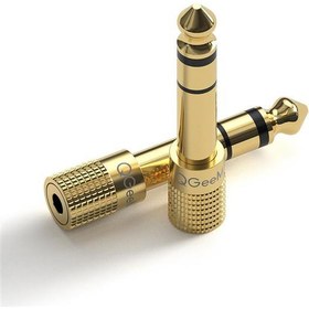 Resim Qgeem QG AU100 3.5mm AUX to 6.5mm AUX Ses Dönüştürücü Adaptör 