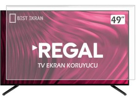 Resim REGAL 49R6520T TV EKRAN KORUYUCU - Regal 49\ inç Tv Ekran Koruyucu Şeffaf Paneli 