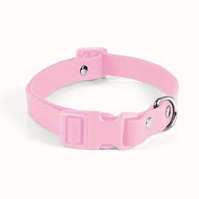 Resim PVC Yüksek Kaliteli ve Kokuya Dayanıklı Köpek Kolyesi - Ayarlanabilir Tokalı, Kolay Temizlenebilir, Dayanıklı Pet Kolyesi Küçük, Orta, Büyük Köpekler İçin - Pembe, Hizmet Evcil Hayvan Malzemeleri, Şık Evcil Hayvan Aksesuarı, Pürüzsüz Bitiş Kolyesi 