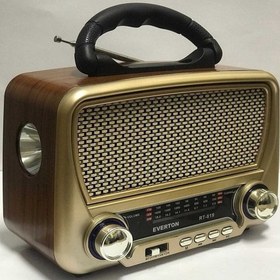 Resim Bluetoothlu Nostaljik Radyo Usb Mp3 Player RT-819 
