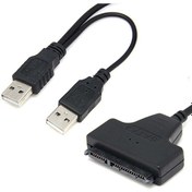 Resim Usb 2.0 Sata 22Pin - Usb 2.0 Adaptör Kablosu 