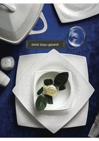 Resim Emsan Forever Dora 60 Parça 12 Kişilik Yemek Takımı 