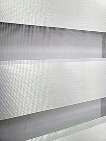 Resim BBB Düz Renk Stor Zebra Perde Sert Plastik Kasalı 110x260 Beyaz 