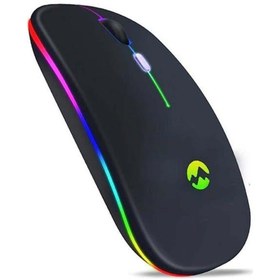 Resim karadağsb Everest Sm-Bt11 Usb Siyah 2 In 1 Bluetooth 2.4Ghz Şarj Edilebilir Kablosuz Mouse 