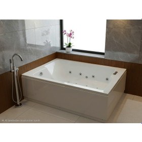 Resim Alika 190x120 Dikdörtgen Sistem-2 8+10 Jetli Jakuzi 