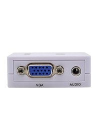 Resim Gplus Vga2hdmı Vga To Hdmı Full Hd 1080p Vga Switch Çevirici Beyaz 