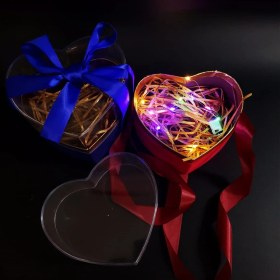 Resim Led'li Kalp Kutu 