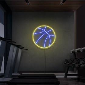 Resim HONEY CONCEPT basketbol topu neon led yazı 