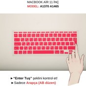 Resim Mcstorey Arapça Klavye Macbook Air Kılıf 11 Inç A1370 A1465 Uk Enter Ile Uyumlu 