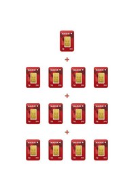 Resim Nadir Gold 24 Ayar 13 Gram Külçe Altın 13 Adet 1 Gram Külçe Altın 