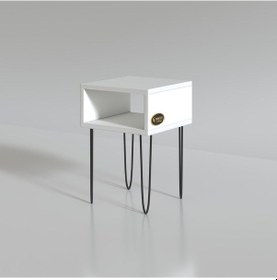 Resim Kenzlife komodin ortense byz komidin 44*29*29 metal ayaklı orta zigon sehpa minik boy (mng) 