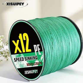 Resim Ultra Güçlü 12 Katlı Polietilen Örgülü Misina - Renkli, Dayanıklı, Yüksek Esneklik, Tuzlu Su ve Tatlı Su Balıkçılığı için Uygun, 546 Yard/500 Metre, Tuzlu Su Misinası, Tatlı Su Misinası, Renkli Misina 