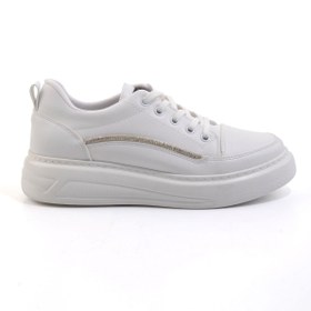 Resim Bambi Beyaz Kadın Sneaker K01566444409 