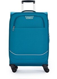 Resim Pierre Cardin PC7050 Ultra Light Kumaş Petrol Orta Boy Valiz 