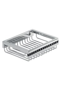 Resim Çelik Banyo Paslanmaz Pirinç Swwor Lamalı Tel Sabunluk 10x12cm 