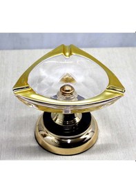 Resim Metal Ayaklı Cam Küllük 