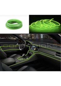 Resim Araç Içi Neon Şerit Led 3 Metre Yeşil (Torpido Ledi) (527438753) 