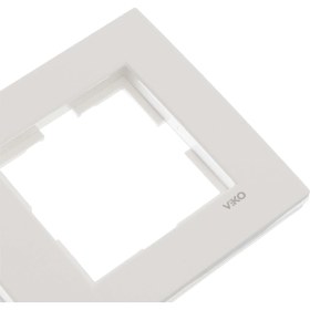 Resim Viko Karre Tekli Çerçeve Beyaz 1 Adet Priz Çerçevesi 