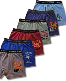 Resim Perakids %95 Pamuklu Erkek Çocuk Boxer Külot İç Çamaşır 6lı Set 