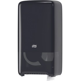 Resim Tork 557508 Çift Rulo Tuvalet Kağıdı Dispenseri Siyah 