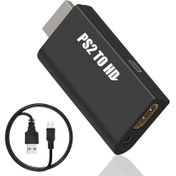 Resim 3C Store Ses Video Dönüştürücü Adaptörü 480I/480P/576I, 3,5 mm Ses Çıkışlı Ps2 - HDMI Uyumlu Tüm Ps2 Görüntü Modları Için (Yurt Dışından) 