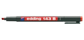 Resim Asetat Kalemi Permanent B Seri 1-3 Mm Kırmızı 143 B 