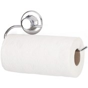 Resim Ömür Boyu Paslanmaz Vakumlu Banyo Mutfak Kağıt Havlu Askısı Krom Gümüş 