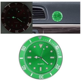 Resim Araç İçi Yapıştırma Saat Araba Işıklı Saat Yeşil 