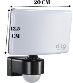 Resim Dita PR130NW 30W 4000K (Günışığı) 2200 Lümen Sensörlü Led Projektör 