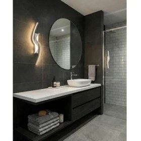 Resim Acrolite Modern Ledli Duvar Aplik (Oturma Odası, Yatak Odası, Yemek Odası, Banyo, Kafe) H:60CM Beyaz 4000K 