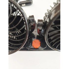 Resim 24 Volt Araç Içi Torpido Üstü Çift Fanlı Oto Vantilatör 360° Dönebilir 6400609 