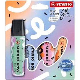 Resim Stabilo Fosforlu Kalem Boss Orıgınal Pastel-By Ju Schnee 4 Lü 70/4-1-101-10 