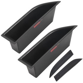 Resim Anjiexun Ön Sıra Kapı Yan Depolama Kutusu Kol Dayanağı Telefon Kabı 