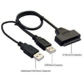Resim 2.5 İnç Sata Harddisk Çevirici Kablo Usb 2.0 + Koruma Kutusu 