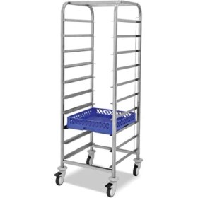 Resim Empero Emp.baky.2.10 Basket Taşıma Arabası Yüksek 56X53X165 cm 10 Basket Kapasiteli 