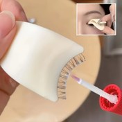 Resim 1 adet Kirpik Klipsi Uygulayıcısı Yanlış Kirpikler Daha Pratik Uygulayıcı Aracı Giymek İçin Kirpikler, Kirpik Arkadaşı Makyaj Cımbızları 