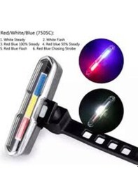 Resim Xbyc 6017-3 Üç Renk Polis Çakar Açık Mavi - Beyaz - Kırmızı 