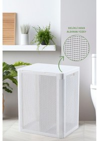 Resim Smartduo İki Bölmeli Çamaşır Sepeti 84lt. Beyaz 
