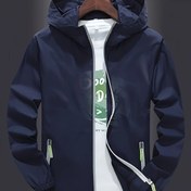 Resim Erkekler için Fermuarlı Kapüşonlu Ceket - Spor Salonu, Bisiklet ve Plaj Kullanımı İçin Nefes Alabilen Reflektif Dış Giyim - Hafif İlkbahar/Yaz/Sonbahar Outdoor Kıyafeti, Su Sporları ve Sörf İçin İdeal Unisex Hoodie. Rüzgar Geçirmez ve Nefes Alabilir Özellikler ile Erkeklere Özel Hediye Seçimi 