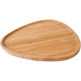 Resim 9105 Marisol Bambu Tepsi Açık Kahverengi 