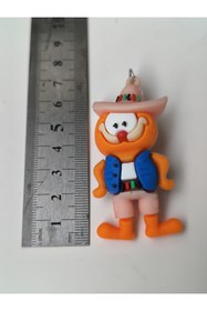 Resim Esey Dizayn Garfield Araba Dikiz Ayna Süsü - Vantuzlu Cam Süsü 