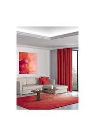 Resim Home Daily Series Kırmızı Ada Fon Perde Gelincik 