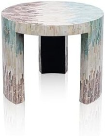 Resim [marka] Sedef Tabure Yan Sehpa 66x48 cm TLC0119 