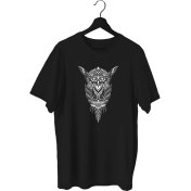 Resim Bluu Owl Sporcu T-Shirt Bisiklet Yaka 