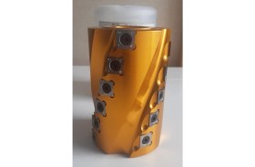 Resim Dört Taraflı Planya ve Ağaç İşleme Karbür Uçlu Spiral Kesici 120MM 