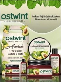 Resim Ostwint Avokado Özlü El Yüz ve Vücut Losyonu 100 ML + Avokado Cilt Bakım Kremi 300 ML 