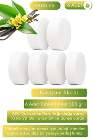 Resim Saban 6 Adet Vanilya, Ev Tipi Nem Alıcı Tablet 500g | Küf Ve Rutubet Giderici | Ev,Depo 
