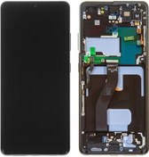 Resim Samsung S21 Ultra Uyumlu Sm-g998 Oled Lcd Dokunmatik Ekran 