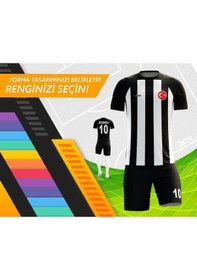Resim Acr Giyim Kişiye Özel Futbol Forması - Dizayn : Çizgili 