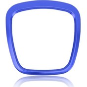 Resim Cbtx A4l / A6l / A8l / Q5 / Q7 İçin 3d Metal Etiket Araba Direksiyon İç Modifikasyon Aksesuarı, Kare Tip - Mavi 